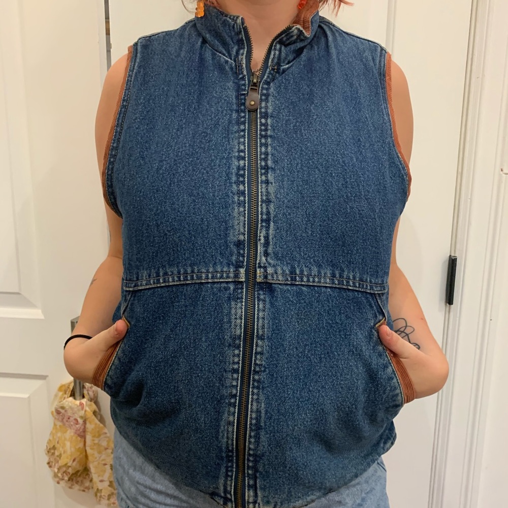 Vintage Denim Wrangler Sherpa Vest